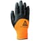 Ansell Hi-Vis Cut Resistant Coated Gloves, Cut Level A2 , Double Dipped , Nitrile , Sandy , M 1 PR 97-011 - alternate 6