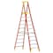Werner 12 ft Fiberglass Podium Stepladder, 300 lb Capacity PD6210 - alternate 1