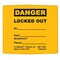 Idesco Padlock Label, 2-1/8inHx1-1/2inW, PK25, LMBBT122AAC LMBBT122AAC - alternate 1