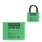 Idesco Padlock Label, 2-1/8inHx1-1/2inW, PK25, LMBBT124AAC LMBBT124AAC - alternate 2