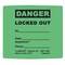 Idesco Padlock Label, 2-1/8inHx1-1/2inW, PK25, LMBBT124AAC LMBBT124AAC - alternate 1