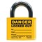 Idesco Padlock Label, 1-5/8inHx1-1/2inW, PK25, LMBBT127AAC LMBBT127AAC - alternate 2