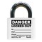 Idesco Padlock Label, 1-5/8inHx1-1/2inW, PK25, LMBBT130AAC LMBBT130AAC - alternate 2