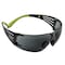 3M SecureFit 400, Safety Glasses, Anti-Fog & Anti-Scratch, Gray Lens, Black Frame, Frameless SF402AF - alternate 1