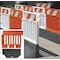 Zoro Select Crowd/Traffic Control Barricade, Black CSP-SW-ADA35B - alternate 2
