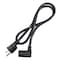 Zoro Select PC Power Cord, 5-15P, IEC C13, 3 ft., Blk, 13A 20PX04ID - alternate 1