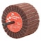 Scotch-Brite Interleaf Flap Wheel, 3" Dia, Center Hole, Aluminum Oxide, P180 Grit, Non-Woven Type, CB-ZS FN510079323 - alternate 1