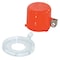 Brady Push Button Lockout, Red, Plastic, 1 Max. No. of Padlocks, 69/250 in Max. Shackle Dia. 130821 - alternate 1