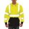 Tingley Job Sight FR Hooded Sweatshirt, Yellow/Black, S S88122 - alternate 1