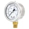 Pic Gauges Industrial Pressure Gauge, 0 to 15 psi, 2 in Dial, 1/4 in NPT, Bottom Location 201L-204B - alternate 2