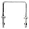 Zoro Select Square U-Bolt, 3/8"-16, 2 in W, 2 5/8 in H, Hot Dipped Galvanized Steel 53405 5 - alternate 1