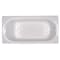 American Standard Recess Bath, 60 in L, 30 in W, White, Americast(R), Left 2390202.020 - alternate 1