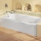American Standard Recess Bath, 60 in L, 30 in W, White, Americast(R), Left 2392202.020 - alternate 2