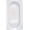 American Standard Recess Bath, 60 in L, 30 in W, White, Americast(R), Left 2396202.020 - alternate 1