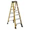Dewalt 6 ft Fiberglass Stepladder, 500 lb Capacity DXL3810-06 - alternate 1