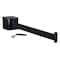Retracta-Belt Wall Barrier, 20ft Black Belt WM412SB20-BK-RE - alternate 1