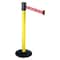 Retracta-Belt Barrier Post with Belt, Yellow, 15 ft Length, 40 in Post Height, ARC Flash Zone - Keep Out, Yellow 321YA-ARC - alternate 1