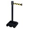 Retracta-Belt Barrier Post with Belt, Black, 15 ft Length, 40 in Post Height, Black 322PSB-BYD - alternate 1