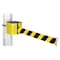 Retracta-Belt Warehouse Barrier, 15ft Black/Yellow Belt WH412YW15-BYD-HC - alternate 1