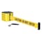 Retracta-Belt Wall Barrier, 15ft -CAUTION DO NOT ENTER WM412YW15-CAU-RE - alternate 1