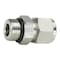 Parker 1/4" A-LOK x SAE SS Male Straight Connector 4M1SC4-316 - alternate 1
