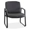 Lorell Guest Chair, 26-1/2 in W 27.3" L 35" H, Leather Seat LLR84587 - alternate 1
