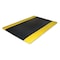 Genuine Joe Antifatigue Mat, 36" L x 24" W, 9/16" Thickness, Black/Yellow GJO70363 - alternate 1