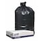 Genuine Joe 60 gal Trash Bags, 1.20 mil (30 Micron), Black, 100 PK GJO98209 - alternate 1