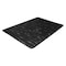Genuine Joe Antifatigue Mat, 24" L x 36" W, 1/2" Thickness, Marble, Black GJO71211 - alternate 1