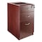 Lorell Pedestal Desk Lorell Contemporary Furniture, Laminate, 28-1/2" H, 15.5" W X LLR69603 - alternate 1