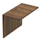 Lorell Bridge, 23.6" D X 30" H, 41.4" W X P2 Particleboard, Walnut LLR34325 - alternate 1