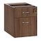 Lorell Pedestal Desk Hanging Pedestal, 15.5" D X 18.9" H, 15.5" W X PVC (Edge), Steel (Slide), Walnut LLR69987 - alternate 1
