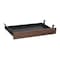 Lorell Universal Center Drawer, 15.1" D X 3.6" H, 25.6" W X MFC, PVC, Steel, Walnut LLR69993 - alternate 1