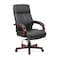 Lorell Lorell Leather High Back Executive Chair LLR69532 - alternate 1