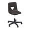 Lorell Polypropylene Task Chair, 18-1/4" to 22.63", No Arms, Black LLR99913 - alternate 1
