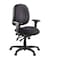 Lorell Task Chair, 16-1/2" to 19", Adjustable Arms, Black LLR60538 - alternate 1