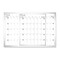 Lorell Magnetic Dry Erase Calendar Board LLR52503 - alternate 1