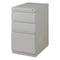 Lorell 15" W 3 Drawer Mobile Bbf Pedestal File , Letter, 20", Platinum, Letter LLR79135 - alternate 1