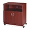 Lorell Mobile Machine Stand W/Shelf, Mahogany LLR60268 - alternate 1