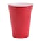 Genuine Joe Plastic Party Cups16OzRed, PK50 GJO11251 - alternate 1