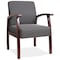 Lorell Guest Chair, Wood Back, 24 in W 25" L 35-1/2" H LLR68551 - alternate 1