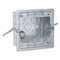 Raco Electrical Box, 30.3 cu in, Square Box Type, 2 Gangs, Steel, Square Shape 232-OW - alternate 1