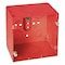 Raco Electrical Box, 66.7 cu in, Wall Box Type, 2 Gangs, Steel, Square Shape 911-15 - alternate 1