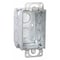 Raco Electrical Box, 10.3 cu in, Switch Box Type, 1 Gang, Steel, Rectangular Shape 420 - alternate 1
