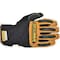 Ironclad Performance Wear Ranchworx(R) Mechanics Gloves, Goatskin Leather Palm, Nylon, Spandex Back, S, Black/Tan RWG2-02-S - alternate 5