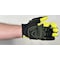 Ironclad Performance Wear I-Viz(R) Hi-Vis Mechanics Gloves, Synthetic Leather Palm, Nylon, Spandex Back, L, Green IVG2-04-L - alternate 4