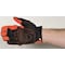 Ironclad Performance Wear I-Viz(R) Hi-Vis Mechanics Gloves, Synthetic Leather Palm, Nylon, Spandex Back, XL, Orange IVO2-05-XL - alternate 2