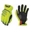 Mechanix Wear Mechanics Gloves, Hi-Vis, TekDry(R) Synthetic Leather, Reinforced Thumb/Index Finger, Lime, 9, PR SFF-91-009 - alternate 1