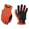 Mechanix Wear Hi-Viz FastFit(R) Hi-Vis Mechanics Gloves, Synthetic Leather Palm, TrekDry Back, 8, Orange SFF-99-008 - alternate 1