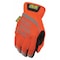 Mechanix Wear Hi-Viz FastFit(R) Hi-Vis Mechanics Gloves, Synthetic Leather Palm, TrekDry Back, 8, Orange SFF-99-008 - alternate 5